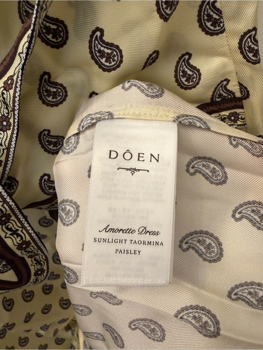 Doen Amorette Dress in Sunlight Taormina Paisley - Picture 6 of 7